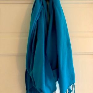 Women’s Long Scarf In Ocean Blue New